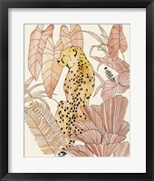 Blush Cheetah I Framed Print