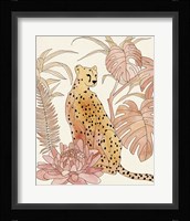 Blush Cheetah III Framed Print