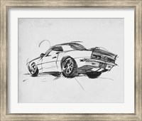 Classic Car Sketch II Fine Art Print