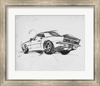 Classic Car Sketch II Fine Art Print