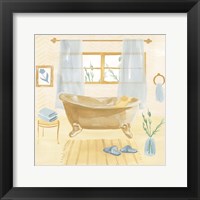 Golden Bath II Framed Print
