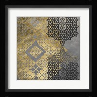 Golden Filigree II Framed Print
