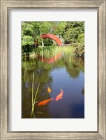 Alabama, Theodore Bridge and Koi Pond at Bellingrath Gardens Fine Art Print