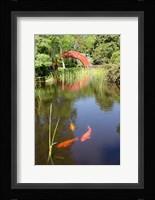 Alabama, Theodore Bridge and Koi Pond at Bellingrath Gardens Fine Art Print