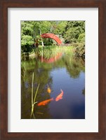 Alabama, Theodore Bridge and Koi Pond at Bellingrath Gardens Fine Art Print
