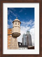 Alabama, Fort Conde, RSA Tower and Riverview Plaza Fine Art Print