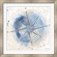 Explore the World II Blue Brown Fine Art Print