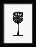 Wineness BW Fine Art Print