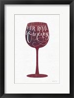 Wineness Framed Print