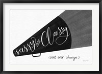 Sassy and Classy BW Fine Art Print
