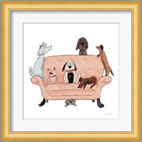 Playful Pets Dogs I Fine Art Print