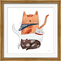 Playful Pets Cats II Fine Art Print