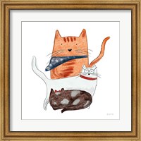 Playful Pets Cats II Fine Art Print