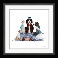 Picnic Pets Dogs I Framed Print