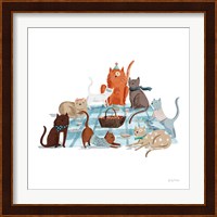 Picnic Pets Cats I Fine Art Print