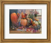 Pumpkins on the Hearth Fine Art Print