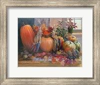 Pumpkins on the Hearth Fine Art Print