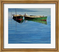 Oyster Boat Twins Fine Art Print