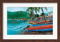 St. Lucia Fishing Fleet Fine Art Print