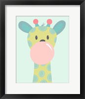 Kid Giraffe Framed Print