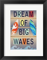 Dream of Big Waves Fine Art Print
