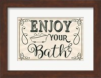 Enjoy Your Bath Fine Art Print