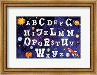 Space Alphabet Fine Art Print