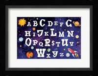 Space Alphabet Fine Art Print