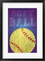 Softball Fine Art Print