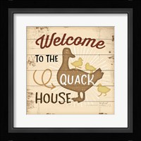 Quack House Framed Print