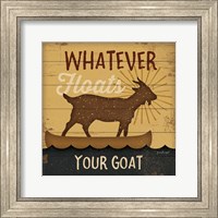 Floats Your Goat Fine Art Print
