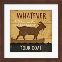Floats Your Goat Fine Art Print