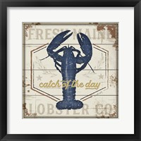 Fresh Maine Lobster Co. Framed Print