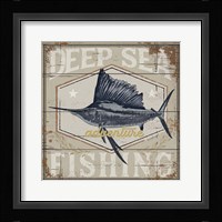 Deep Sea Fishing Framed Print