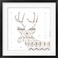 Patterned Deer Fine Art Print