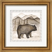 Bear w/ Border Fine Art Print