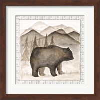 Bear w/ Border Fine Art Print