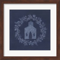 Blue Church Fine Art Print