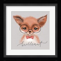 Brilliant Fox Framed Print
