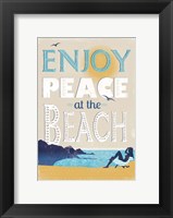 Peace at the Beach Fine Art Print