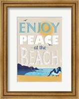 Peace at the Beach Fine Art Print