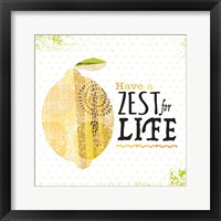 Zest for Life Framed Print