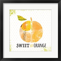 Sweet as Orange Framed Print