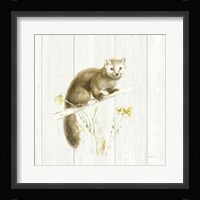 Meadows Edge V on Wood Framed Print