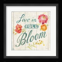 Full Bloom X Floral Framed Print