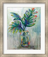 Palm Leaves II Red Fine Art Print