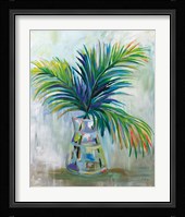 Palm Leaves I Red Framed Print