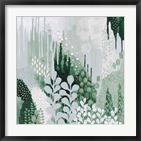 Light Green Forest II Framed Print