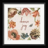 Antiquarian Blooms VIII Framed Print