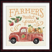 Harvest Chalk VII Linen Fine Art Print